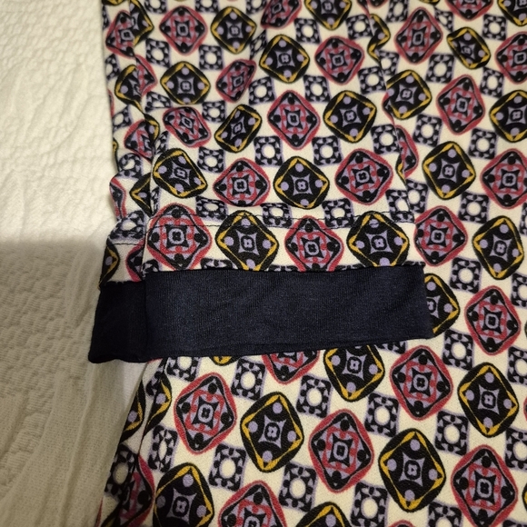 Promod womens size Small 3/4 sleeve stretch dress multi color print VGUC - Picture 3 of 7